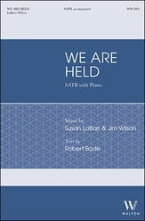 We Are Held SATB choral sheet music cover